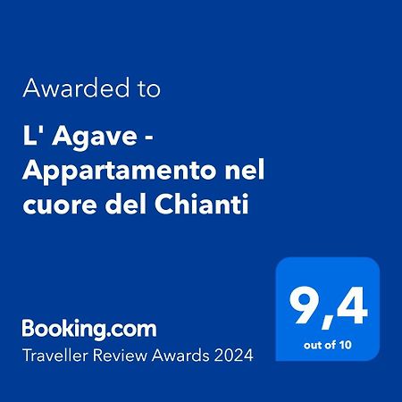 L' Agave - Appartamento Nel Cuore Del Chianti Кастельнуово-Берарденга Экстерьер фото